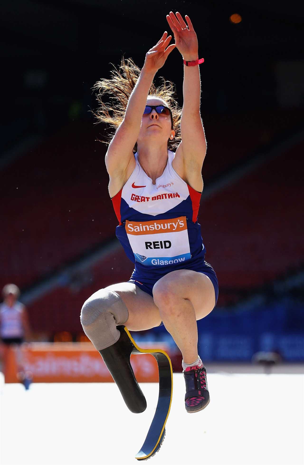 Stef Reid won silver for Britain at two different Paralympics