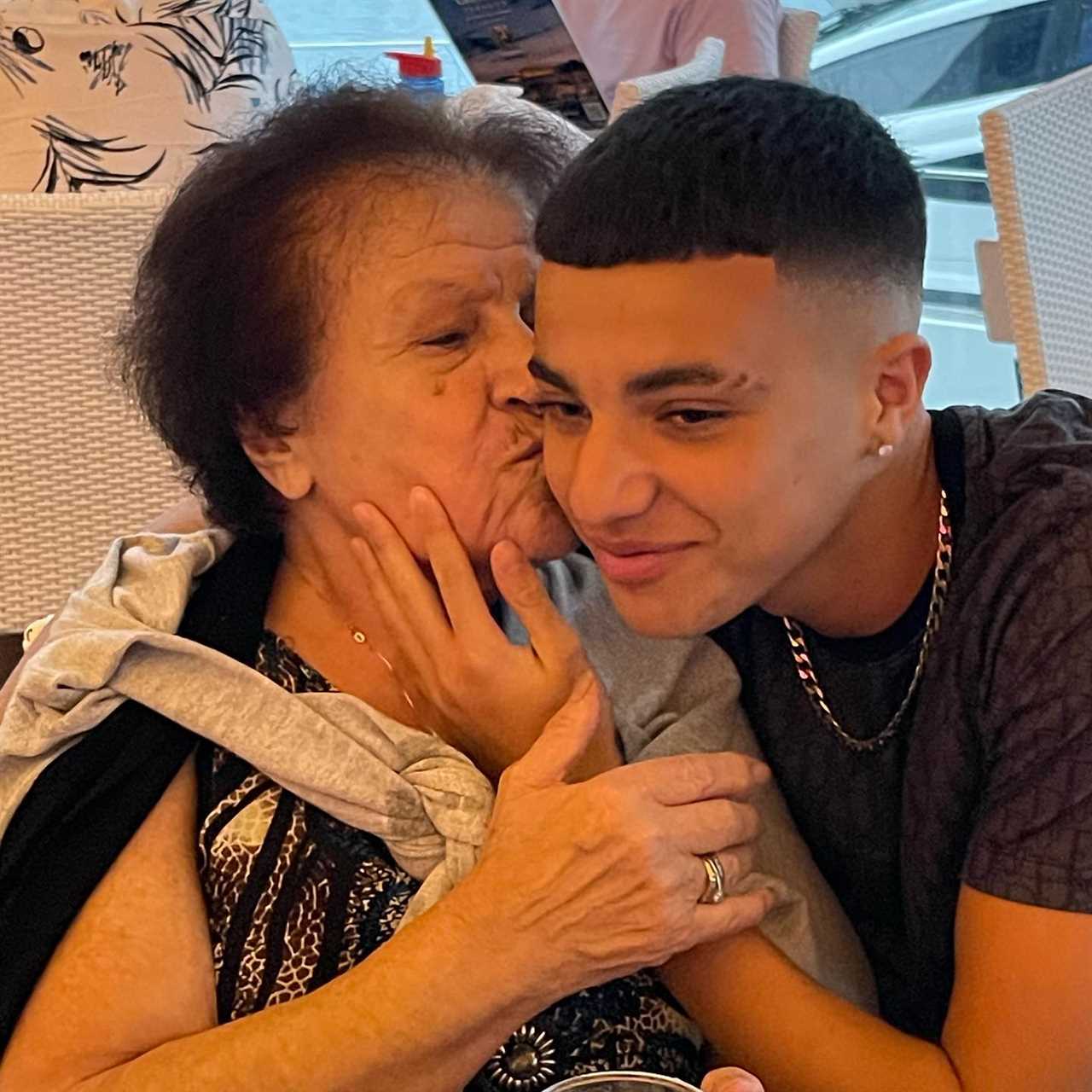 Junior has finally been reunited with his grandparents in Australia