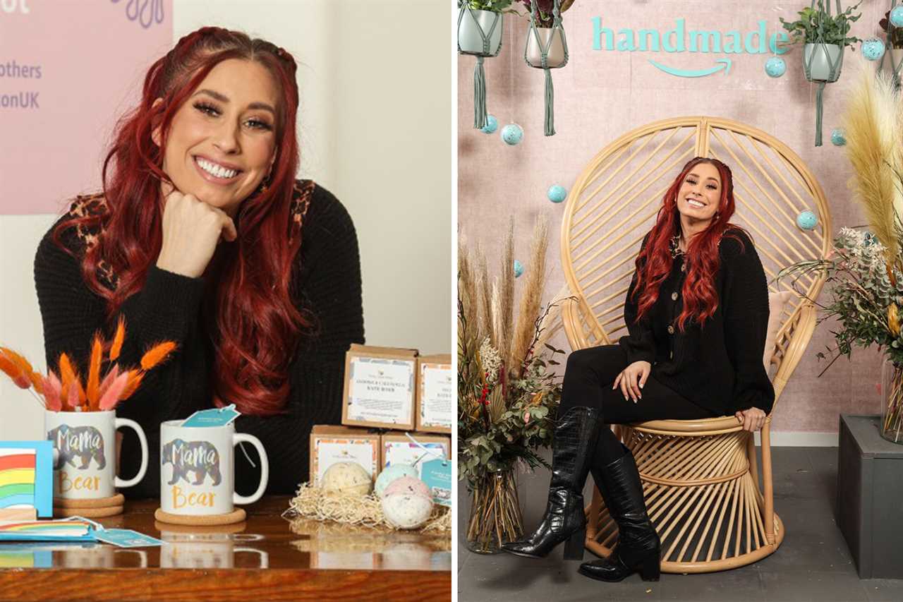 Stacey Solomon admits she doesn’t want to fork out £20 for a stone bin, so transforms one for £3