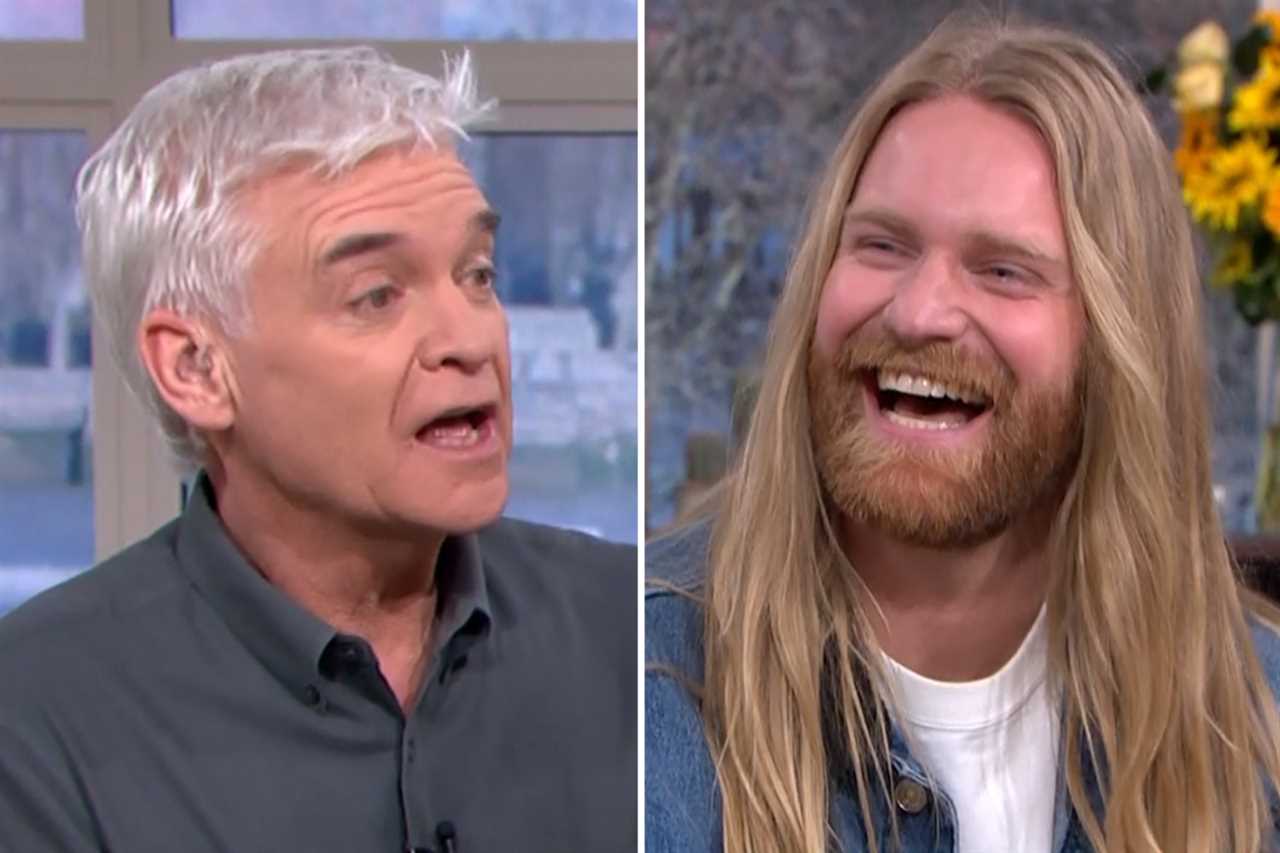 Phillip Schofield downs Guinness with This Morning chef on boozy night out as Covid-hit Holly self-isolates