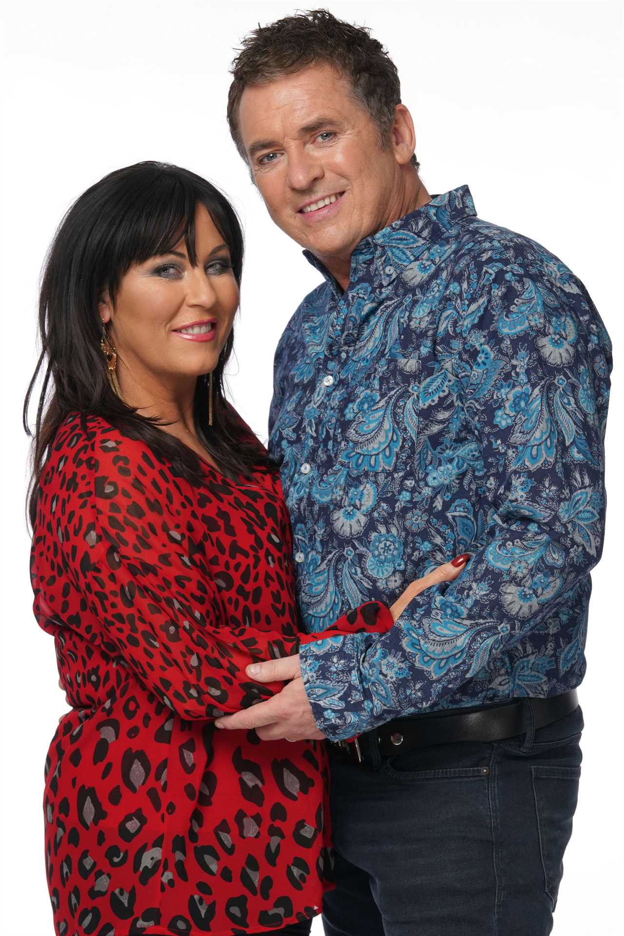 Kat Slater, left, with Alfie Moon, right, in EastEnders 