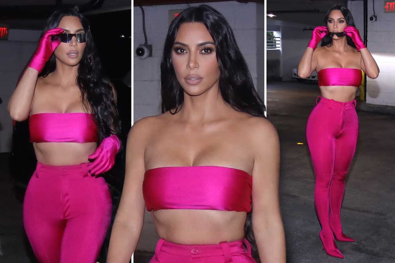 Kim Kardashian parties with Madonna’s daughter Lourdes at Skims event