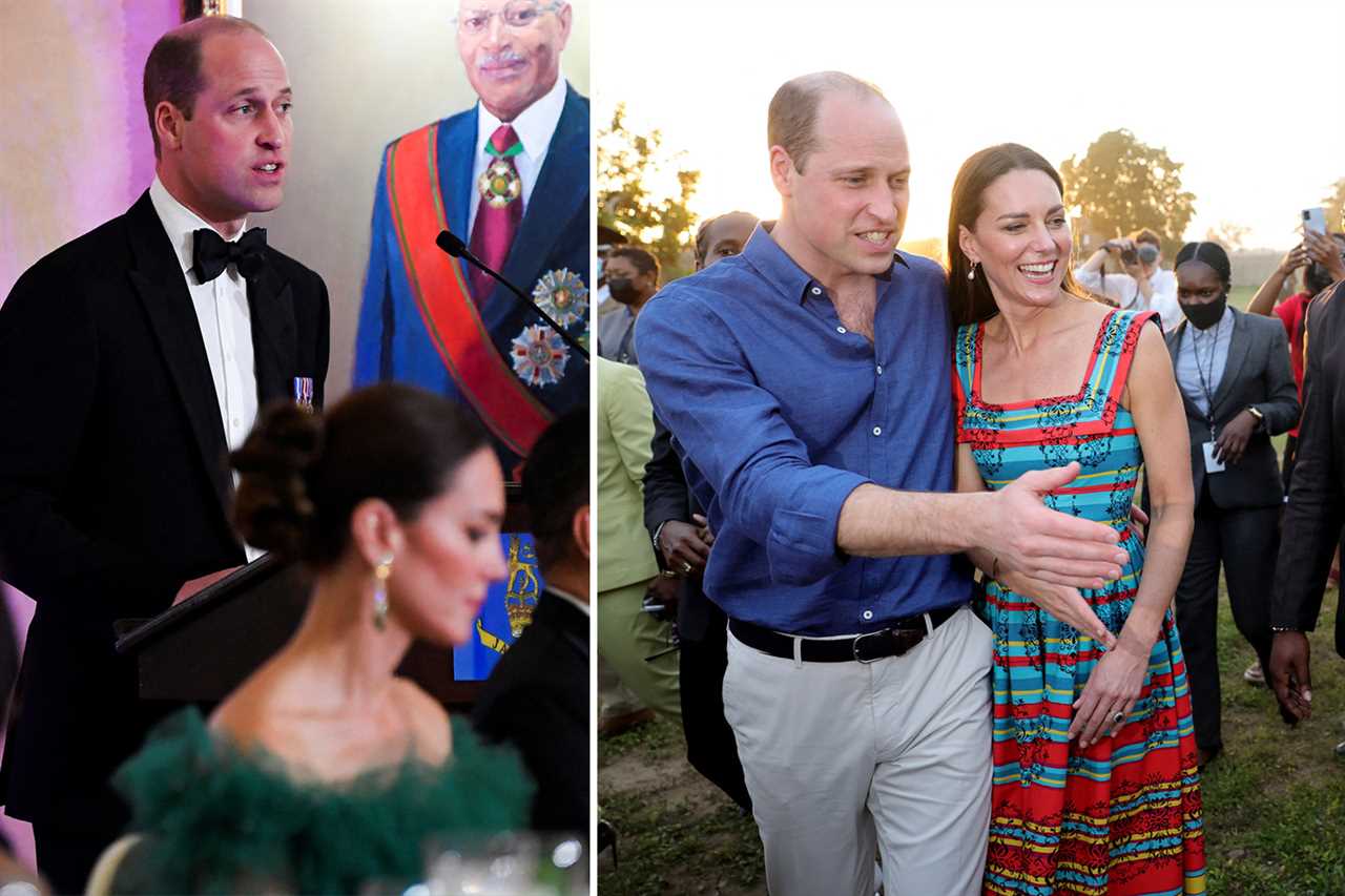 Kate Middleton and Prince William pay tribute to victims of 185mph hurricane on final day of their Caribbean tour