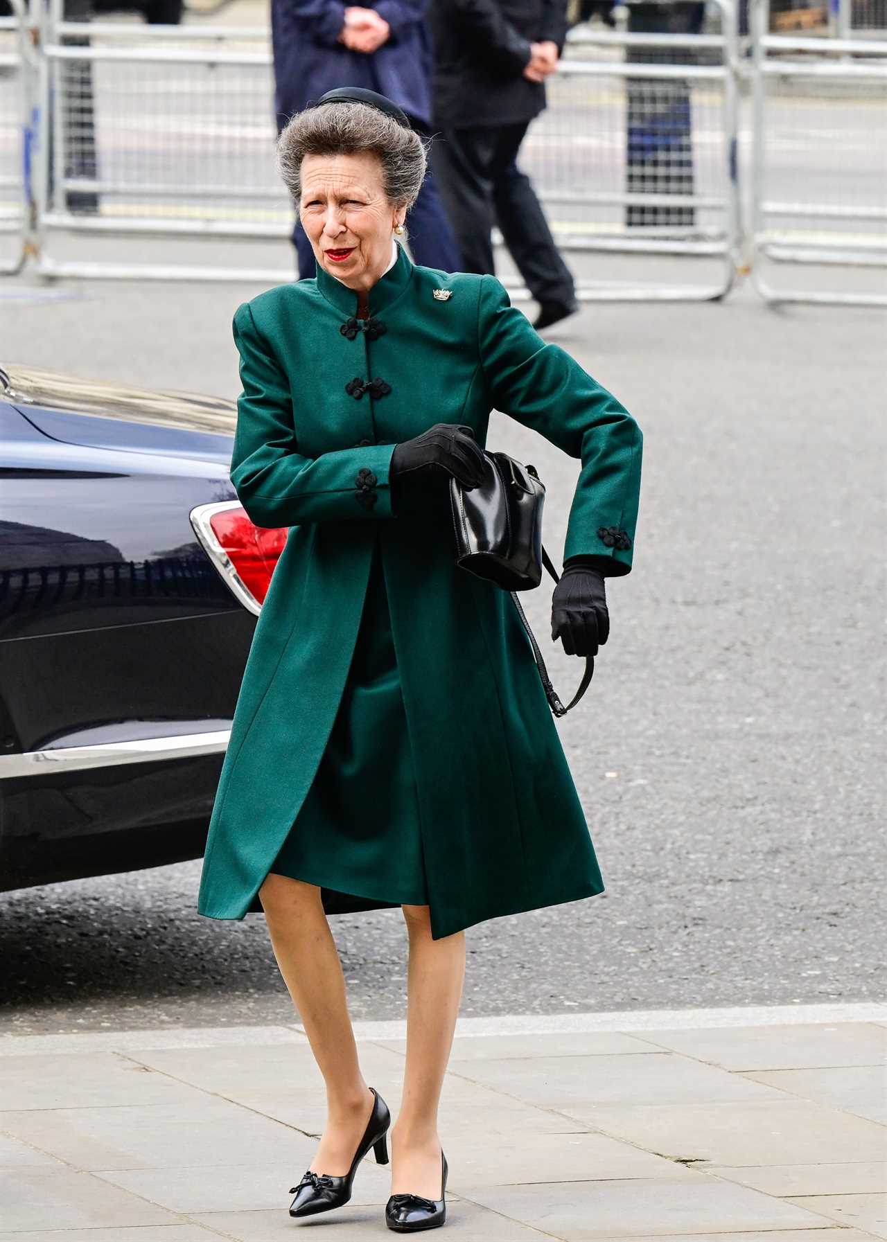 Princess Anne also paid tribute to her late father with her outfit colour