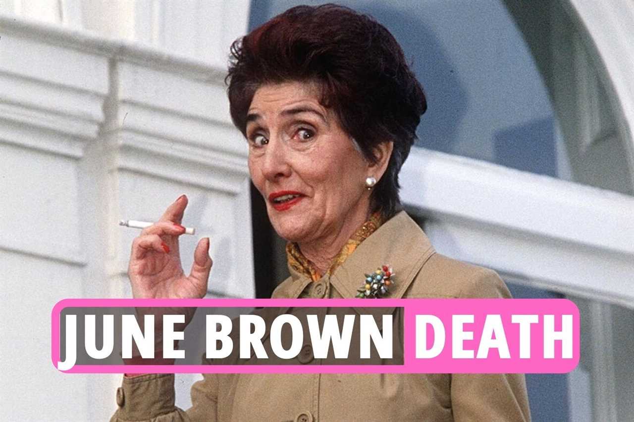 EastEnders stars in mourning as Adam Woodyatt leads tributes to Dot Cotton actress June Brown