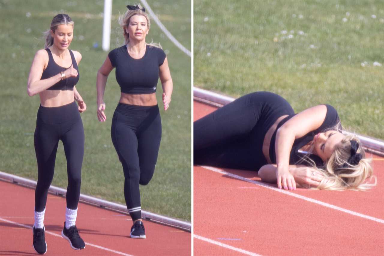 Olivia Attwood strips topless to reveal injury after gruelling training for Holly Willoughby’s new ITV show The Games