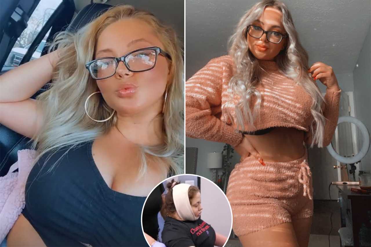 Teen Mom Jade Cline shows off major cleavage in plunging black top and rips trolls who told star to ‘cover up’