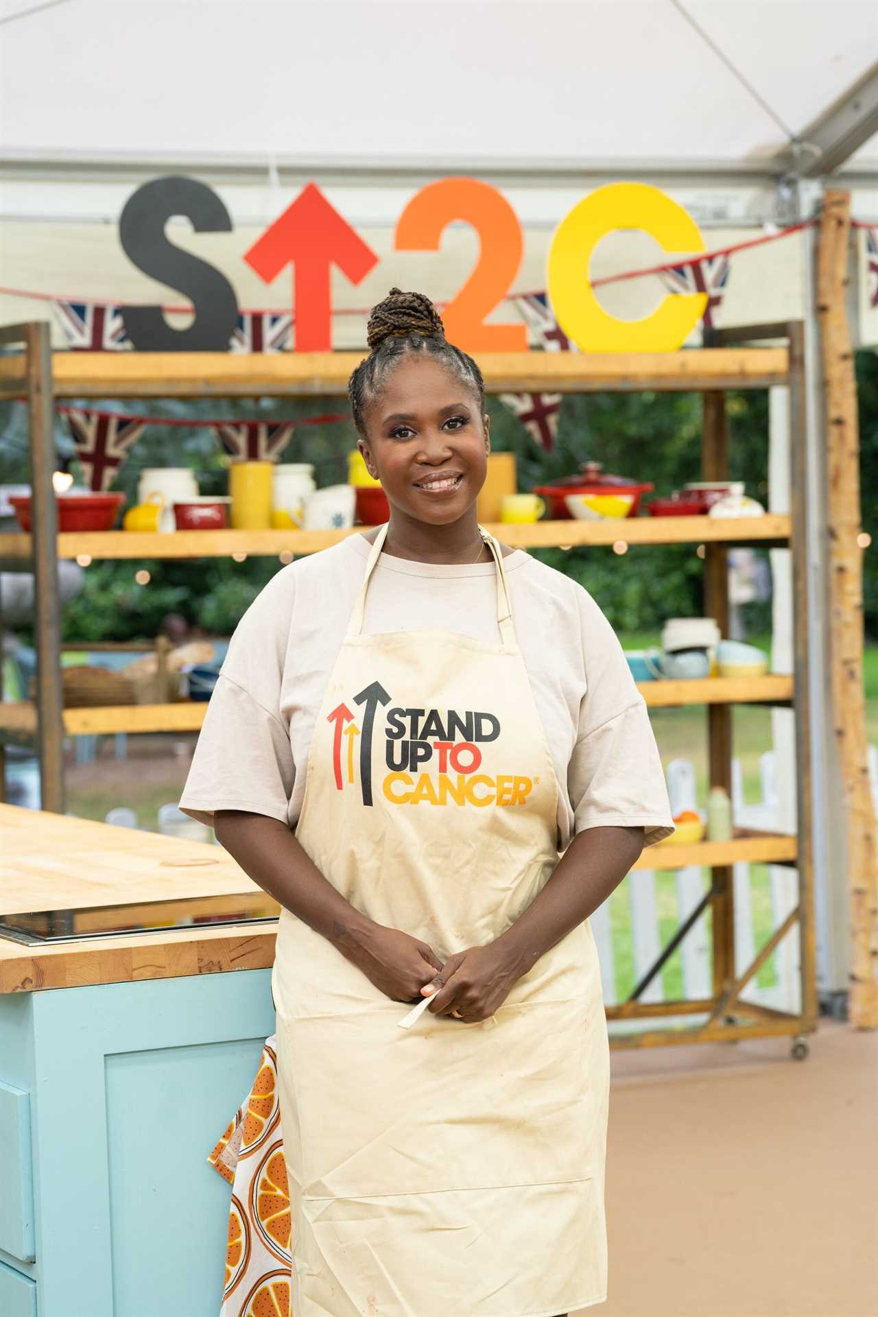 Motsi Mabuse finds herself being judged on SU2C Bake Off