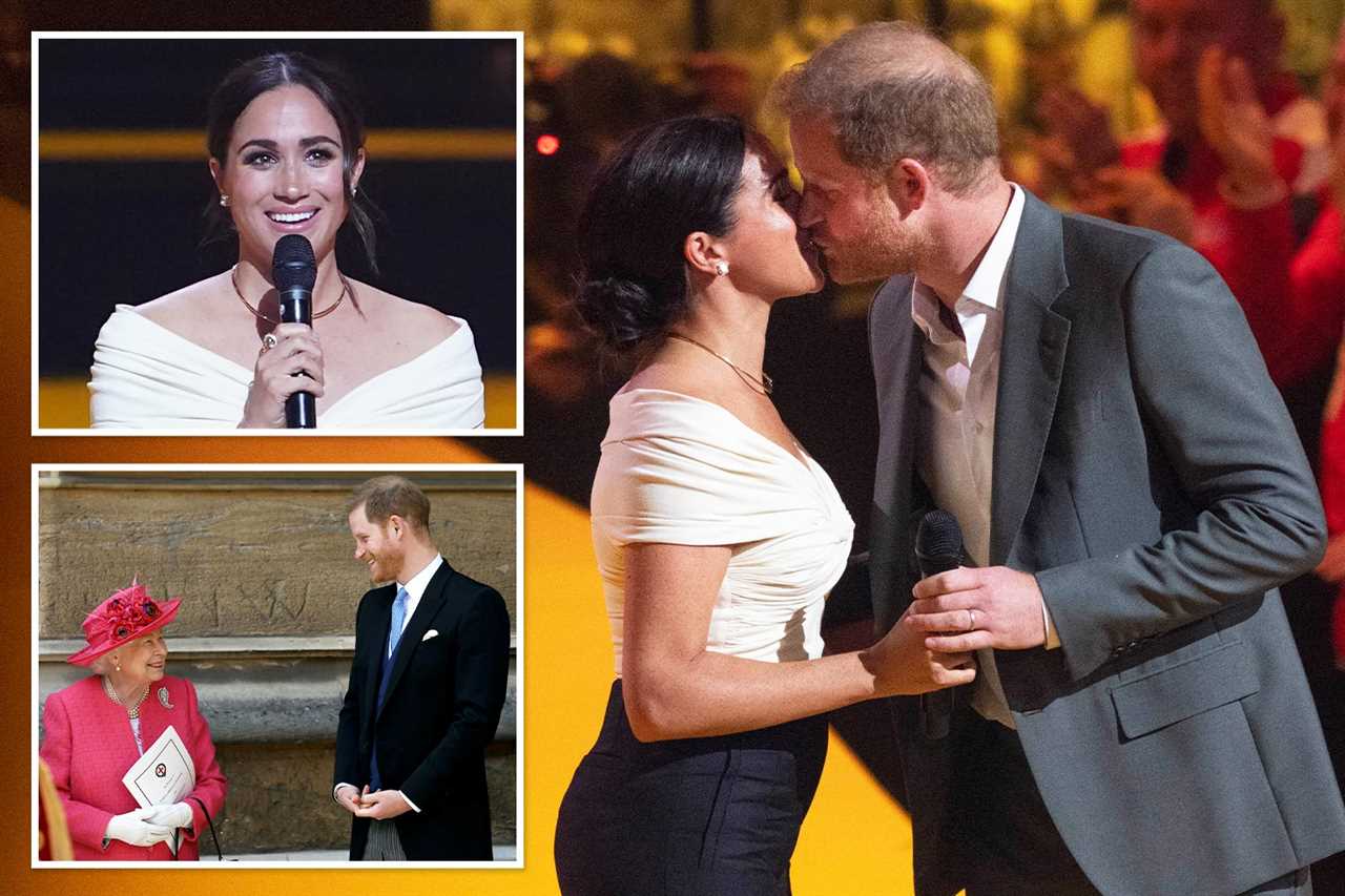 Prince Harry & Meghan Markle arrive as Invictus Games gets underway after Duchess makes dig at Royals during speech