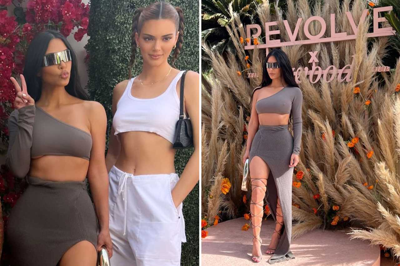 Kim Kardashian slammed for making tribute to Kourtney’s 43rd birthday ‘ALL about her’ as she flaunts curves in swimsuit