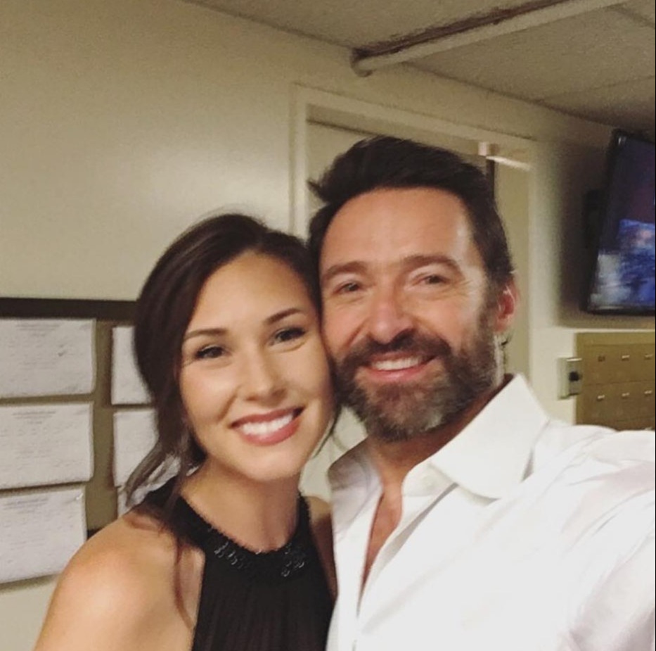 Loren with The Greatest Showman's Hugh Jackman