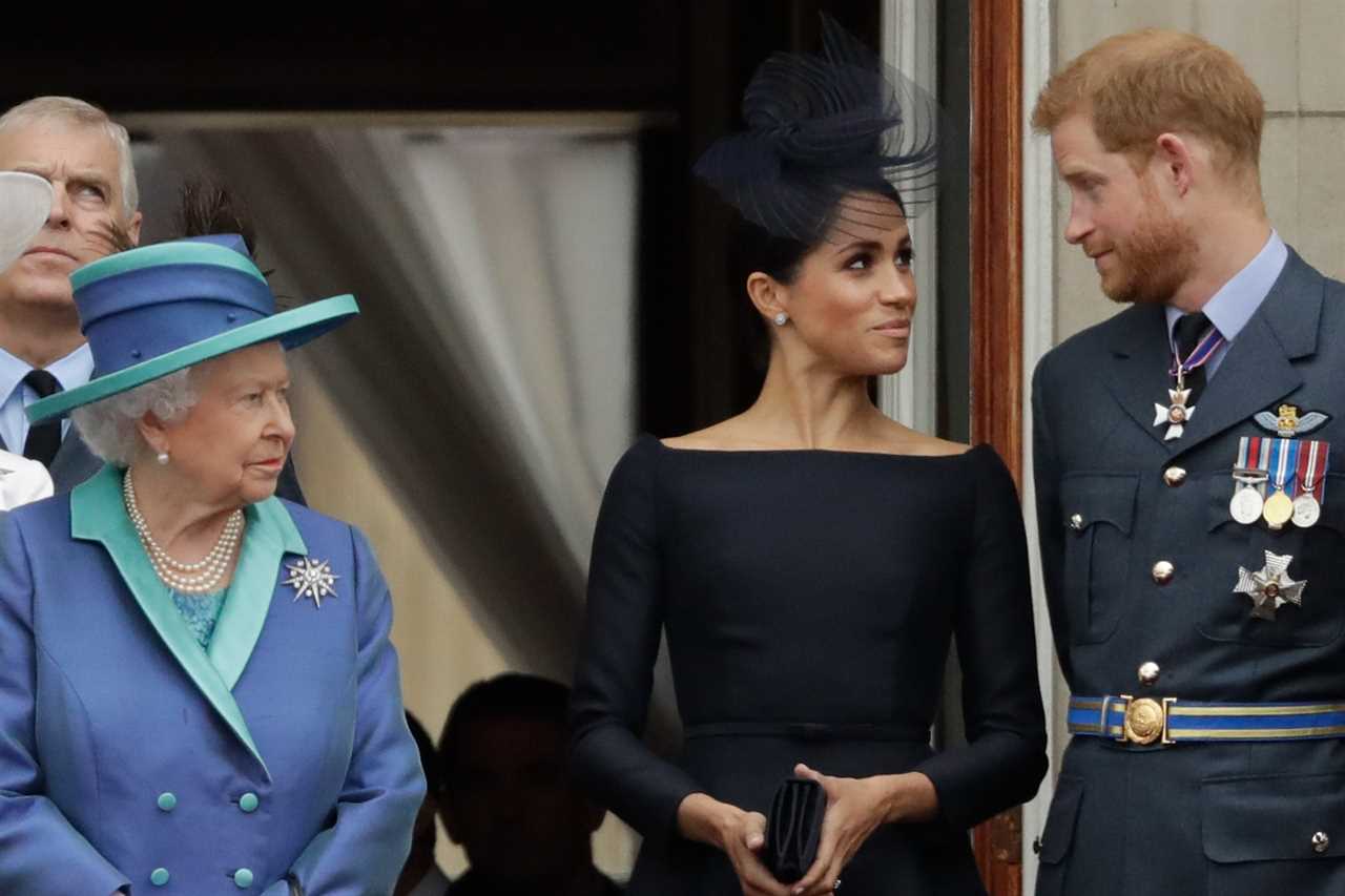 Meghan Markle and Prince Harry ‘WON’T be involved in Trooping the Colour’ for Queen’s Jubilee despite balcony invitation