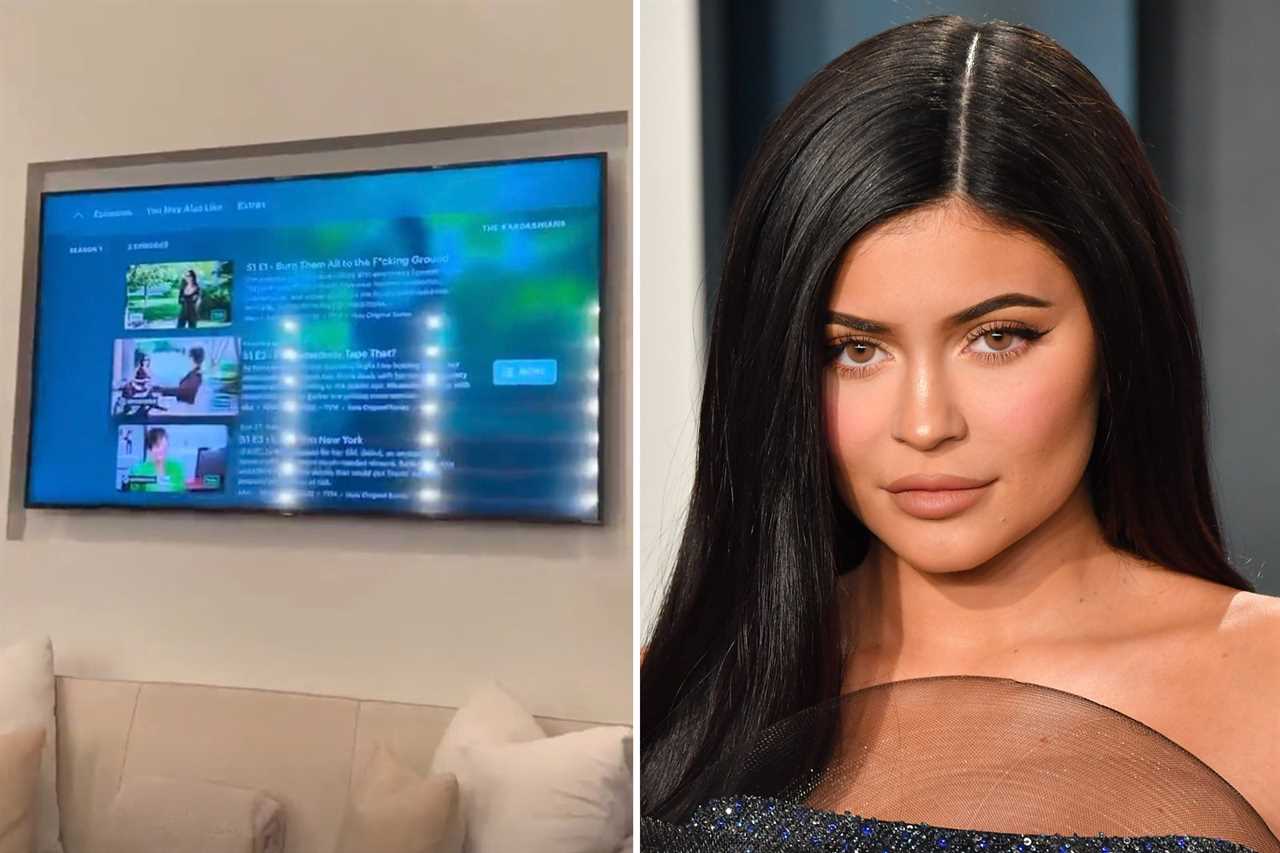 Kylie Jenner nearly busts out of tiny latex top in jaw-dropping new TikTok just two months after giving birth to son