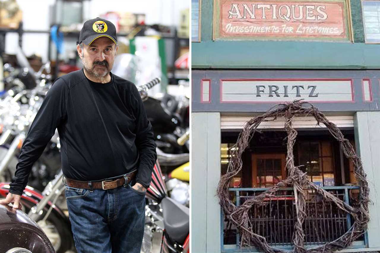 Inside American Pickers’ star Frank Fritz’s Illinois antique store featuring motorcycle collection & rare vintage finds