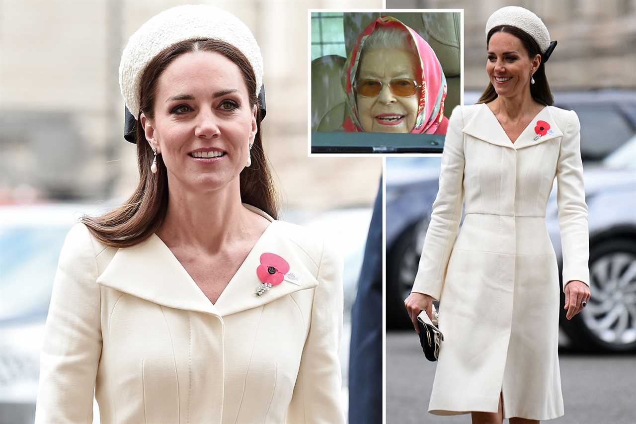 Kate Middleton dazzles in white Alexander McQueen dress — the same one she wore for Harry and Meg’s wedding