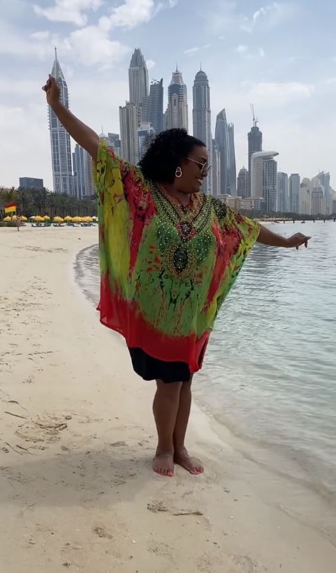 Alison Hammond proudly showed off her slimmer than ever figure on holiday in Dubai