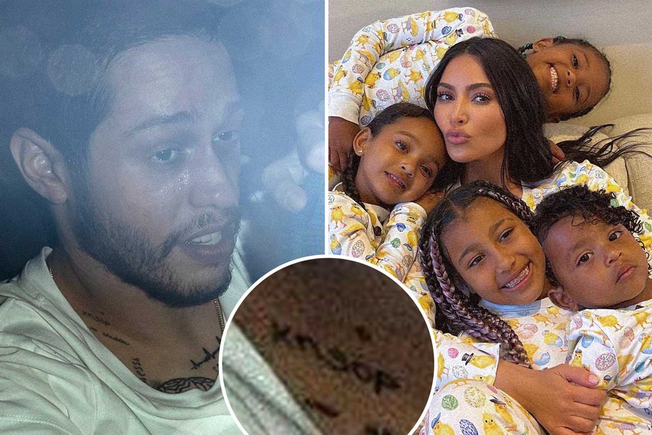 Kardashian fans discover ‘clues’ Pete Davidson’s new tattoo of Kim’s kids’ names was a plot made by momager Kris Jenner