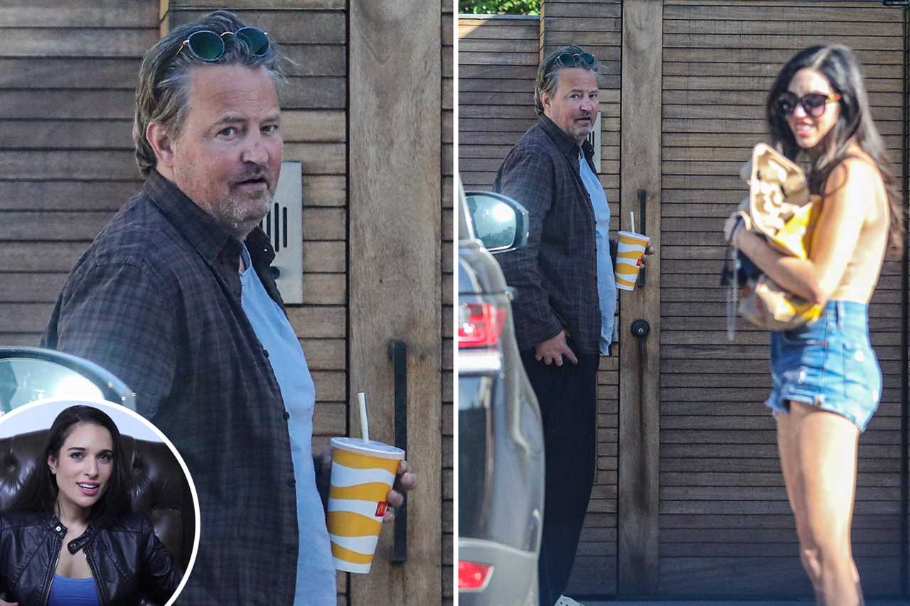 Friends star Matthew Perry looks world away from Chandler Bing as he grabs a coffee in Los Angeles