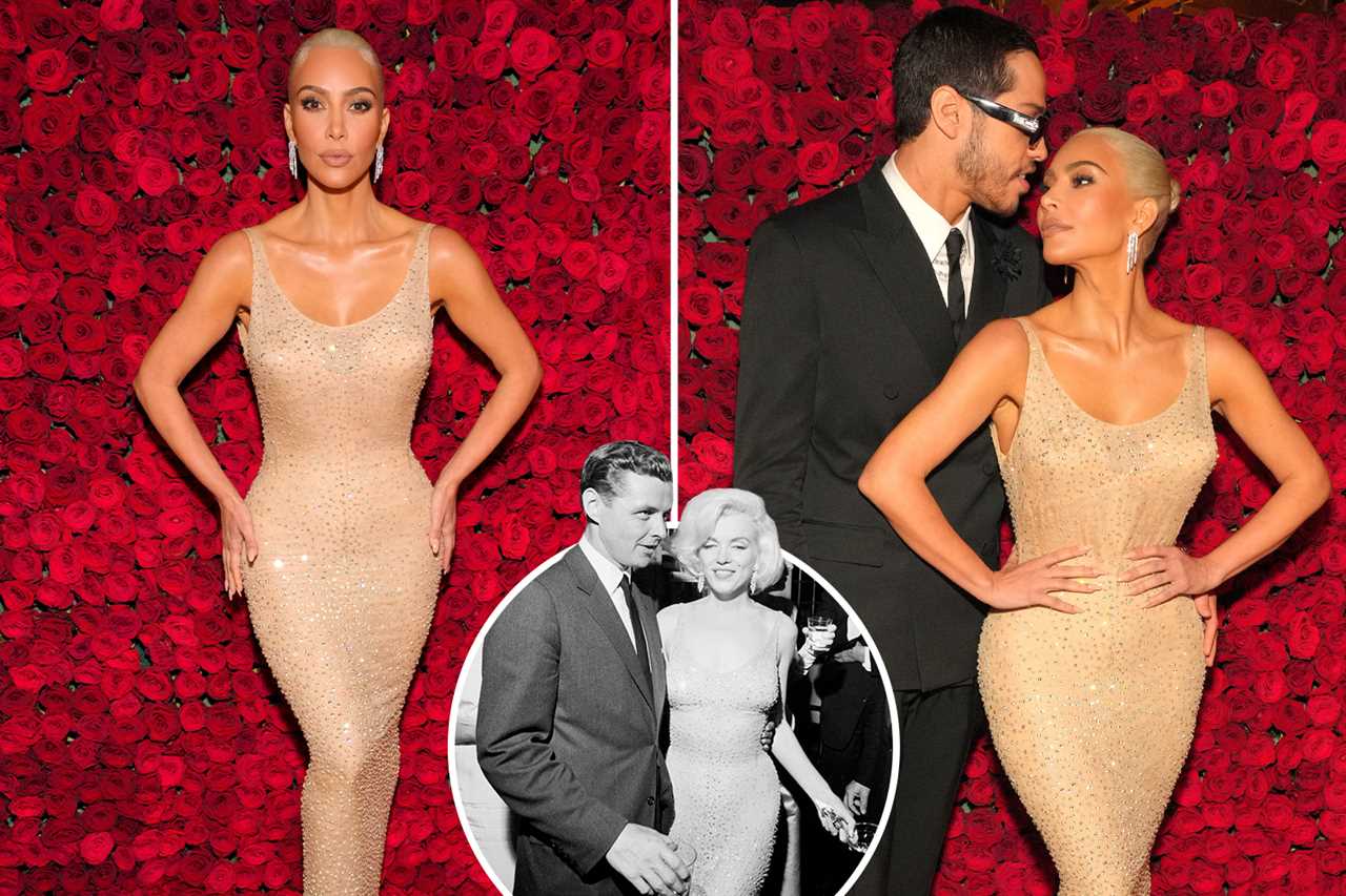 Kim Kardashian slammed for ‘not being able to walk’ in Marilyn Monroe’s dress at Met Gala & gets help from Pete Davidson