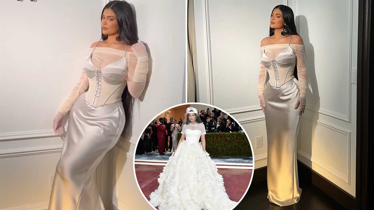 Kylie Jenner responds to rumors she’s married to Travis Scott while posing in her ‘bridal’ Met Gala afterparty look