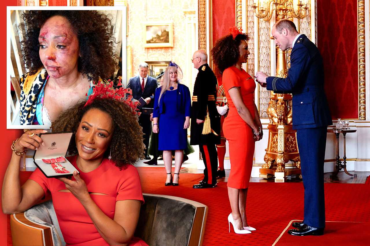 Mel B parties with Victoria Beckham in Spice Girls reunion to celebrate her MBE – before joining The Talk show tonight