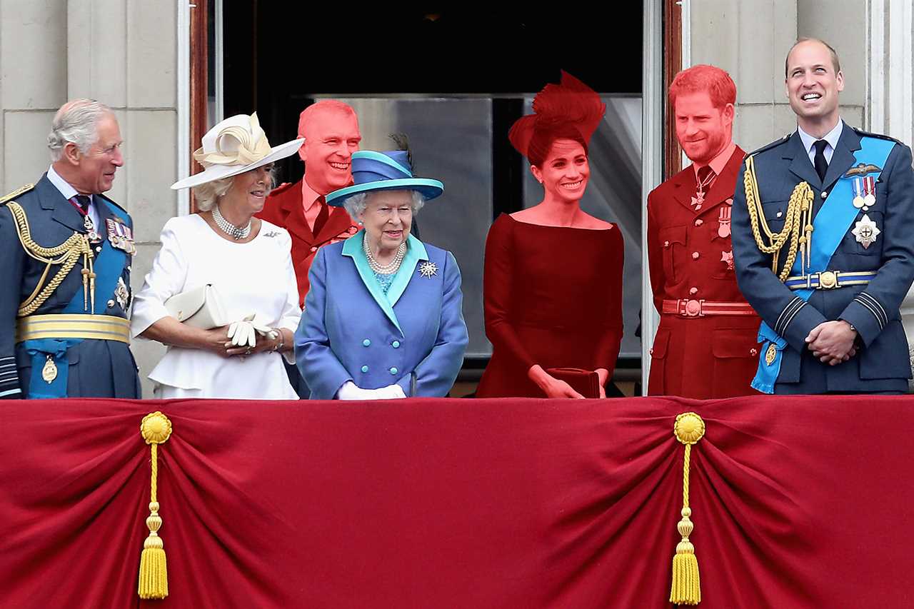 Queen banned Harry, Meghan & Andrew from balcony to ‘stop Jubilee turning into a circus’ after they all ‘played games’