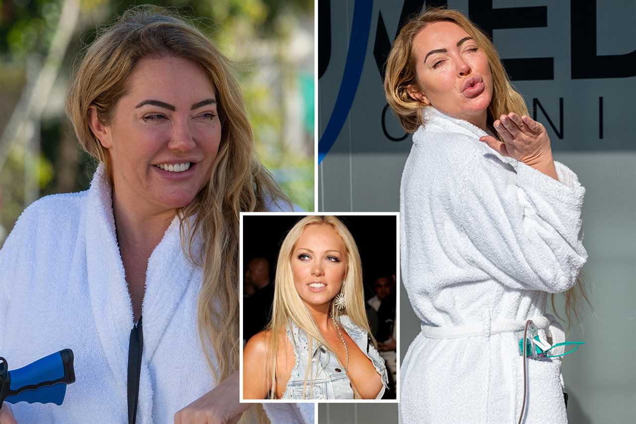 Aisleyne Horgan-Wallace shows off results of bum lift surgery in mesh jumpsuit after terrifying go-kart smash