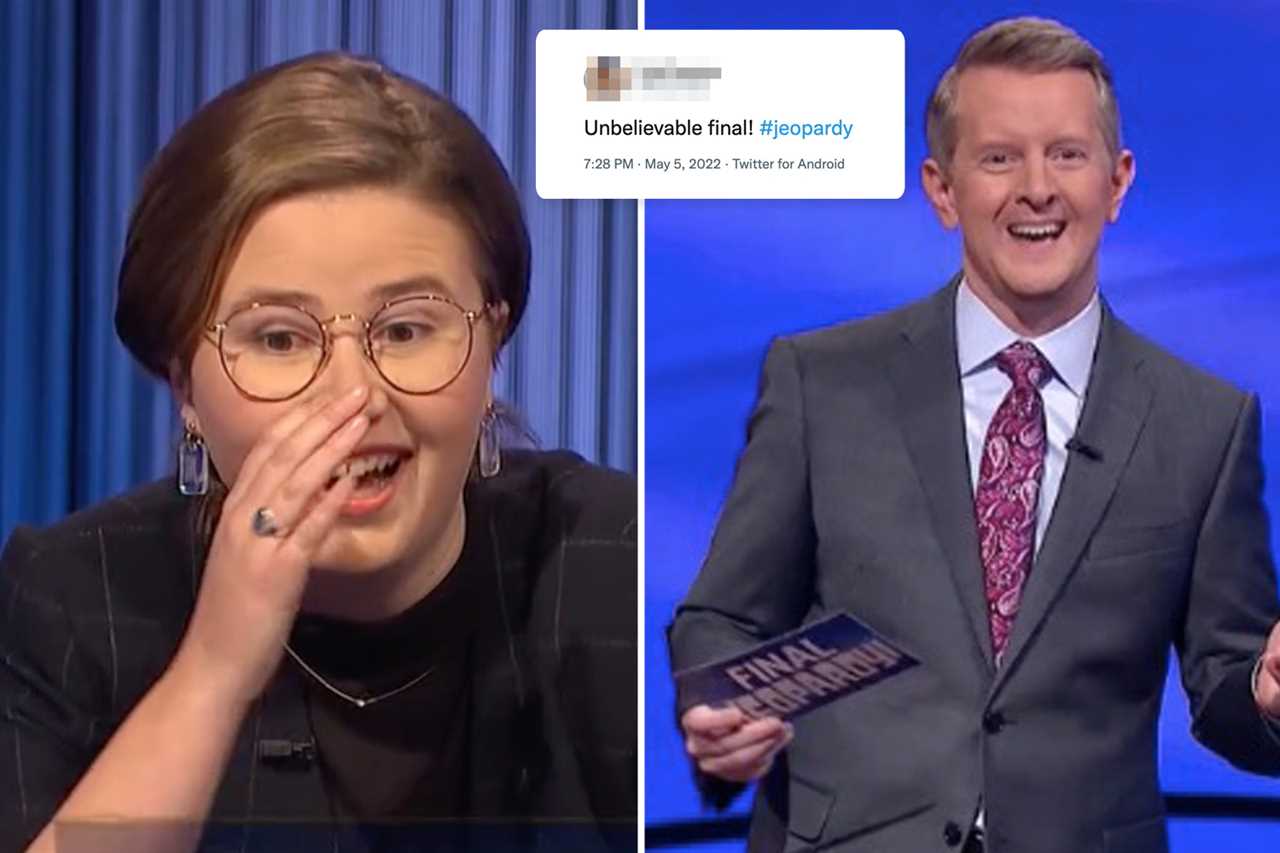 Jeopardy! fans stunned after champ Mattea Roach LOSES historic winning streak by just ONE dollar on ‘insane’ final round