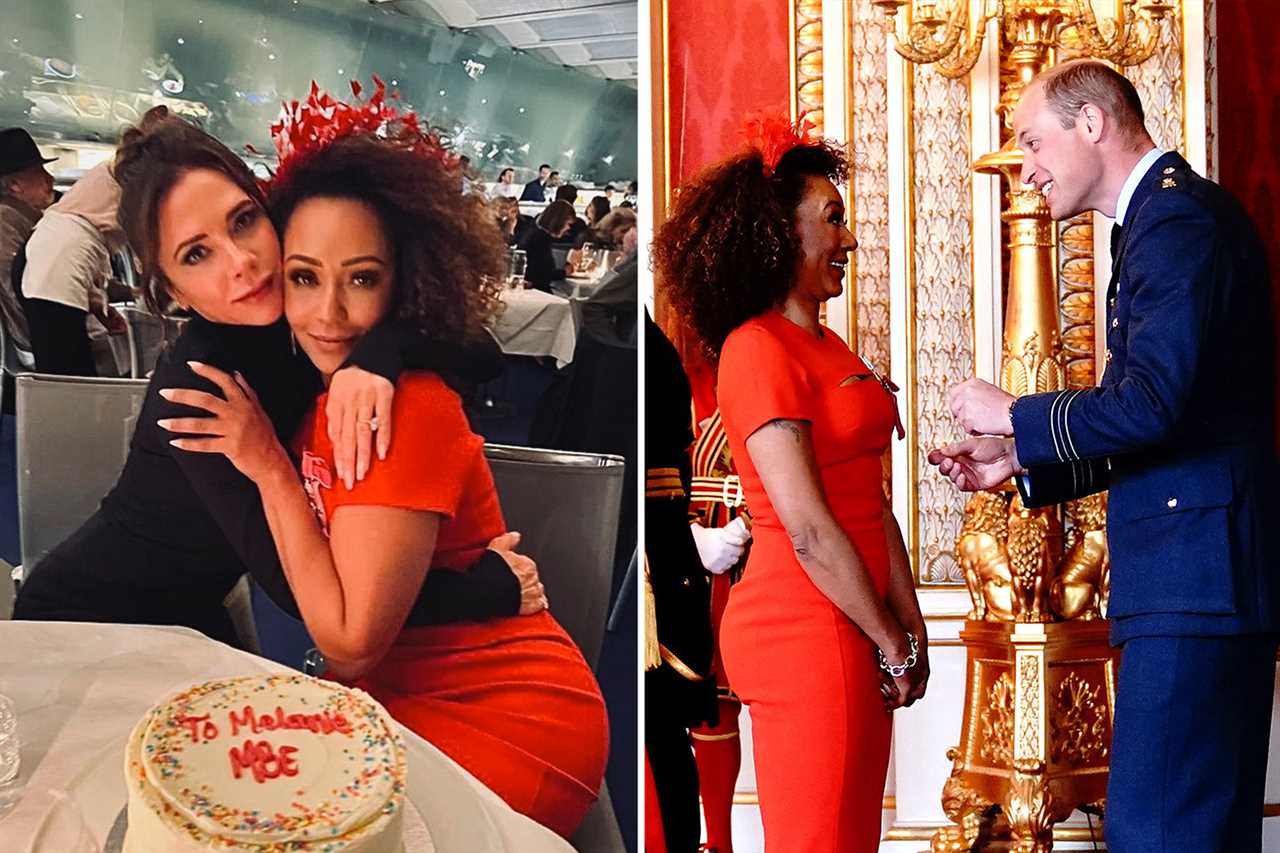 Brave Mel B tells TalkTV her MBE is for ‘all women affected by domestic abuse’ & her chat with Prince William ‘got deep’