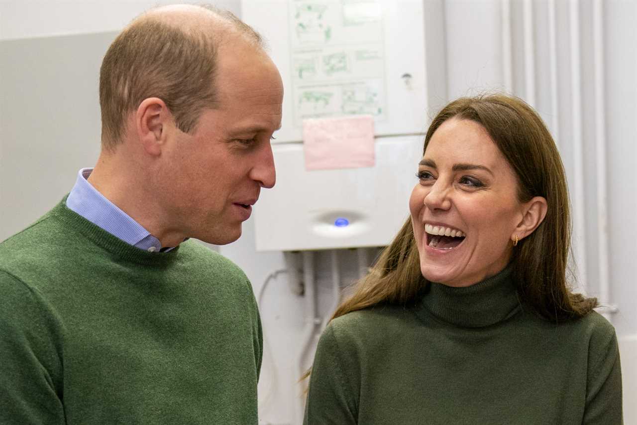 Prince William jokes about Kate Middleton feeling broody as she enjoys cuddles with a baby during Glasgow school visit