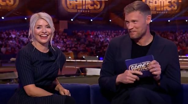 Holly appeared alongside her co-host Freddie Flintoff