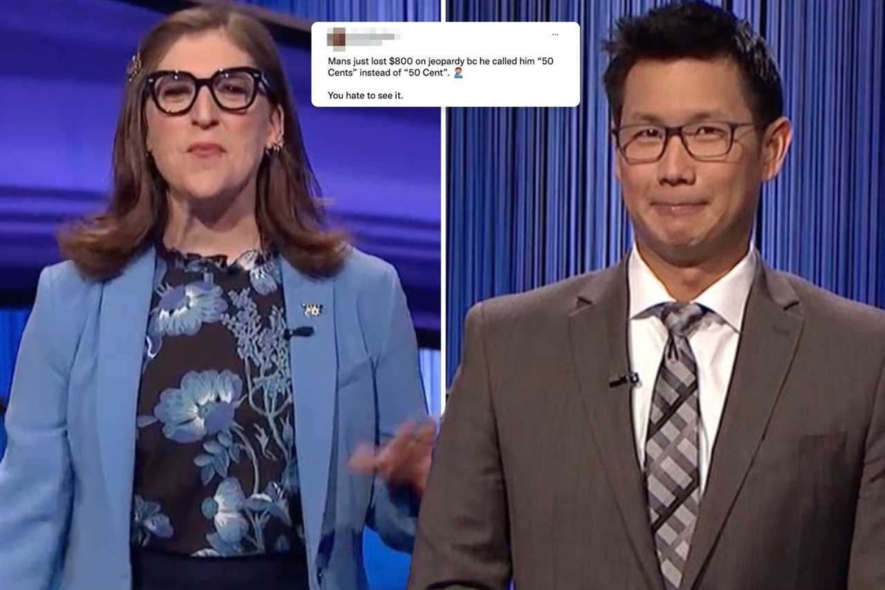 Jeopardy! fans slam Mayim Bialik for ‘LAUGHING’ at champ Daniel Nguyen after ’embarrassing’ error about famous pop band