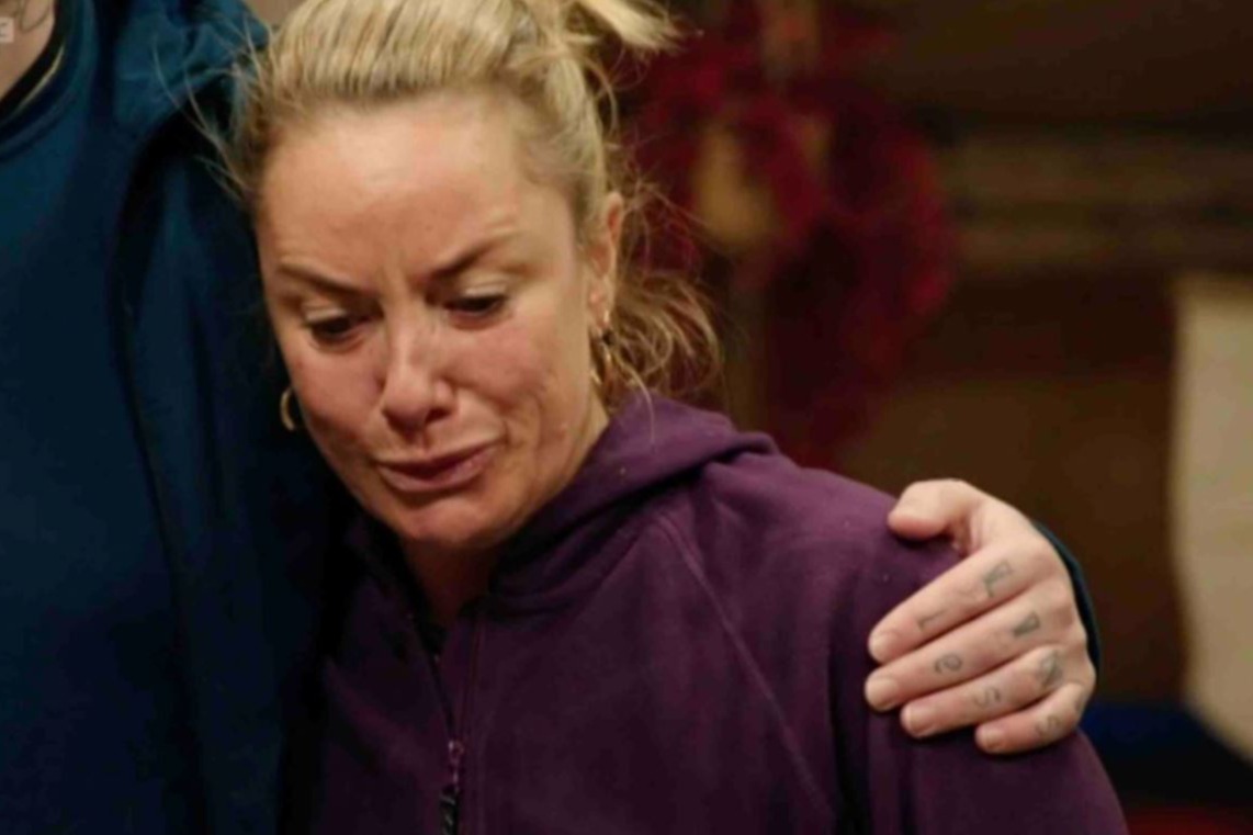 Tamzin Outhwaite in horror accident on Freeze the Fear as she bangs her head while under the ice