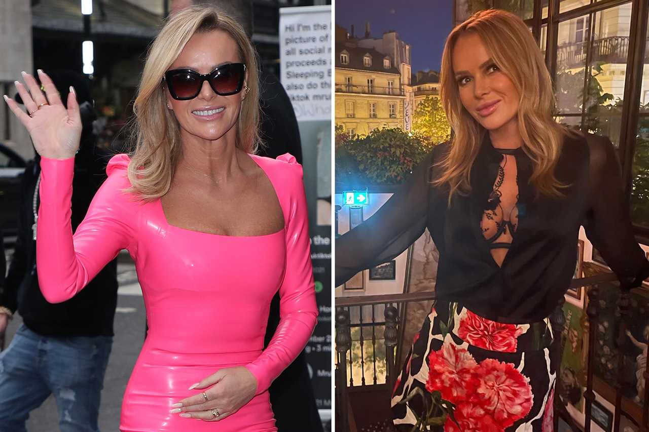 Britain’s Got Talent’s Amanda Holden looks incredible in the sunshine in striking blue outfit