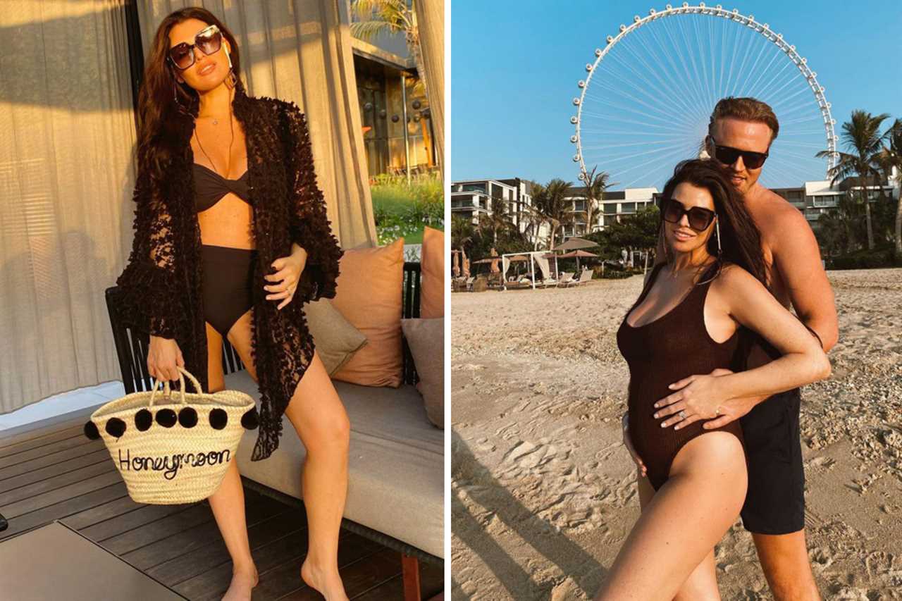 Towie star Jessica Wright gives birth to first child and reveals adorable picture