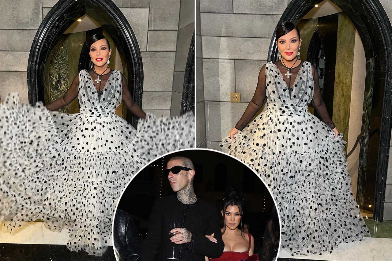 Kourtney Kardashian fans BLAME ‘controlling’ Travis Barker for her ‘cheap’ & ‘ill-fitting’ goth outfits before wedding