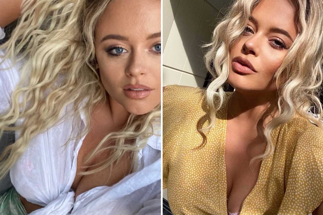 Emily Atack looks stunning without any make-up as she reveals hair makeover