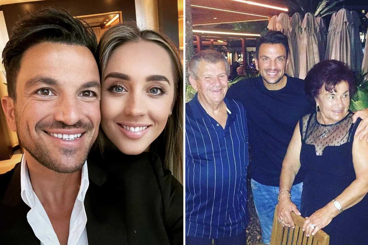 Peter Andre is seen for the first time after being forced to pull out of Grease due to mystery illness