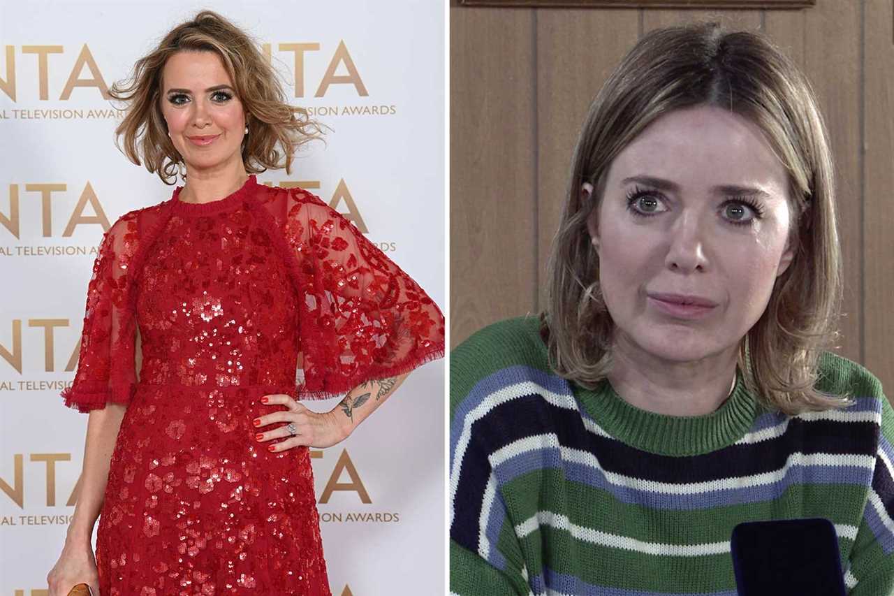 Coronation Street’s Sally Carman looks FAR more glam than ‘drab’ Abi on This Morning with glasses and tattoos