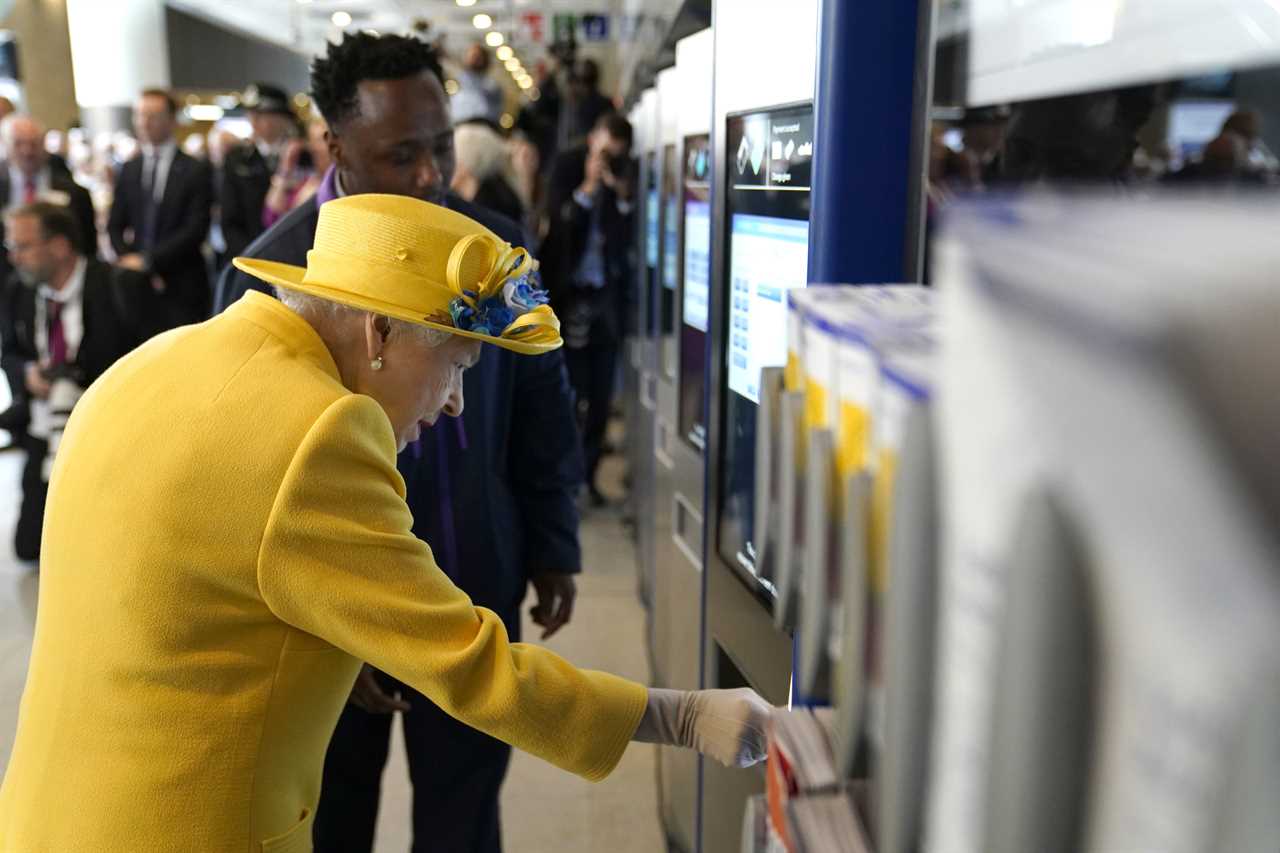 She bought the line's first ever ticket with her Oyster card 