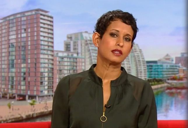 BBC Breakfast’s Naga Munchetty promises to give co-star ‘less grief’ after spat about him ‘walking off’