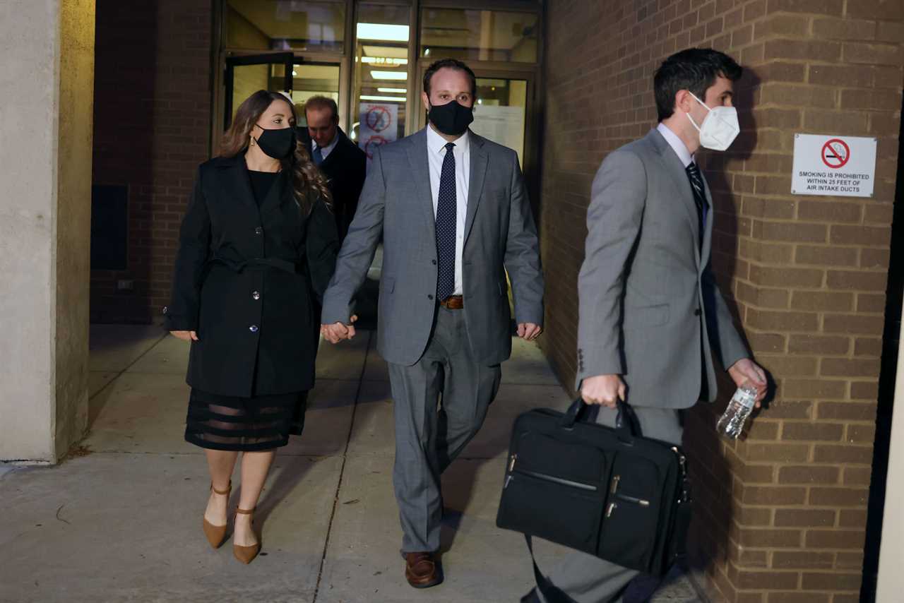 Josh and wife Anne leave court after day six of Josh’s trial in December
