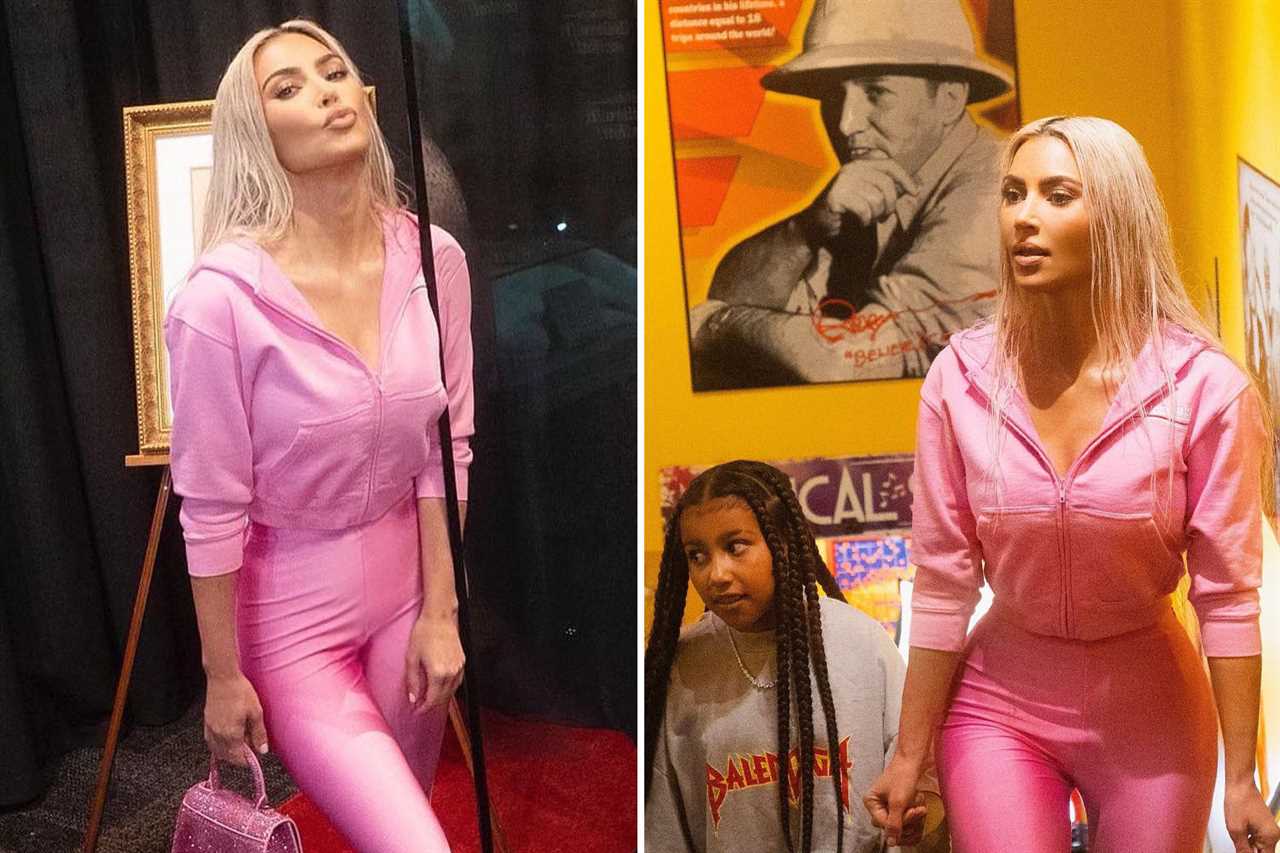 Kim Kardashian mocked for her ‘CRINGE’ dance moves after she twirls daughter North, 8, in ‘awkward’ new pics