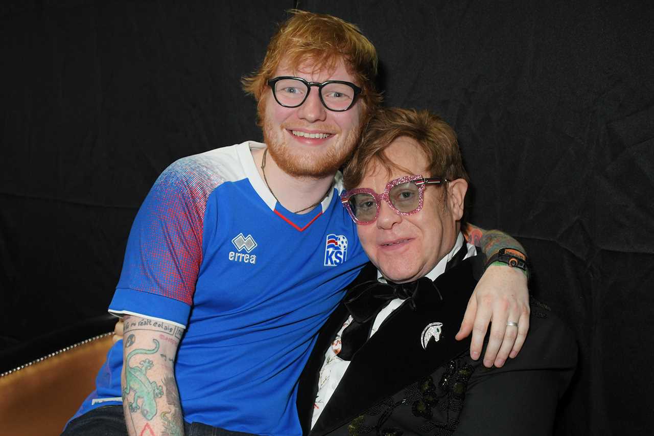 Elton John, 75, is in a wheelchair ahead of Queen’s Jubilee concert as Rod Stewart rehearses