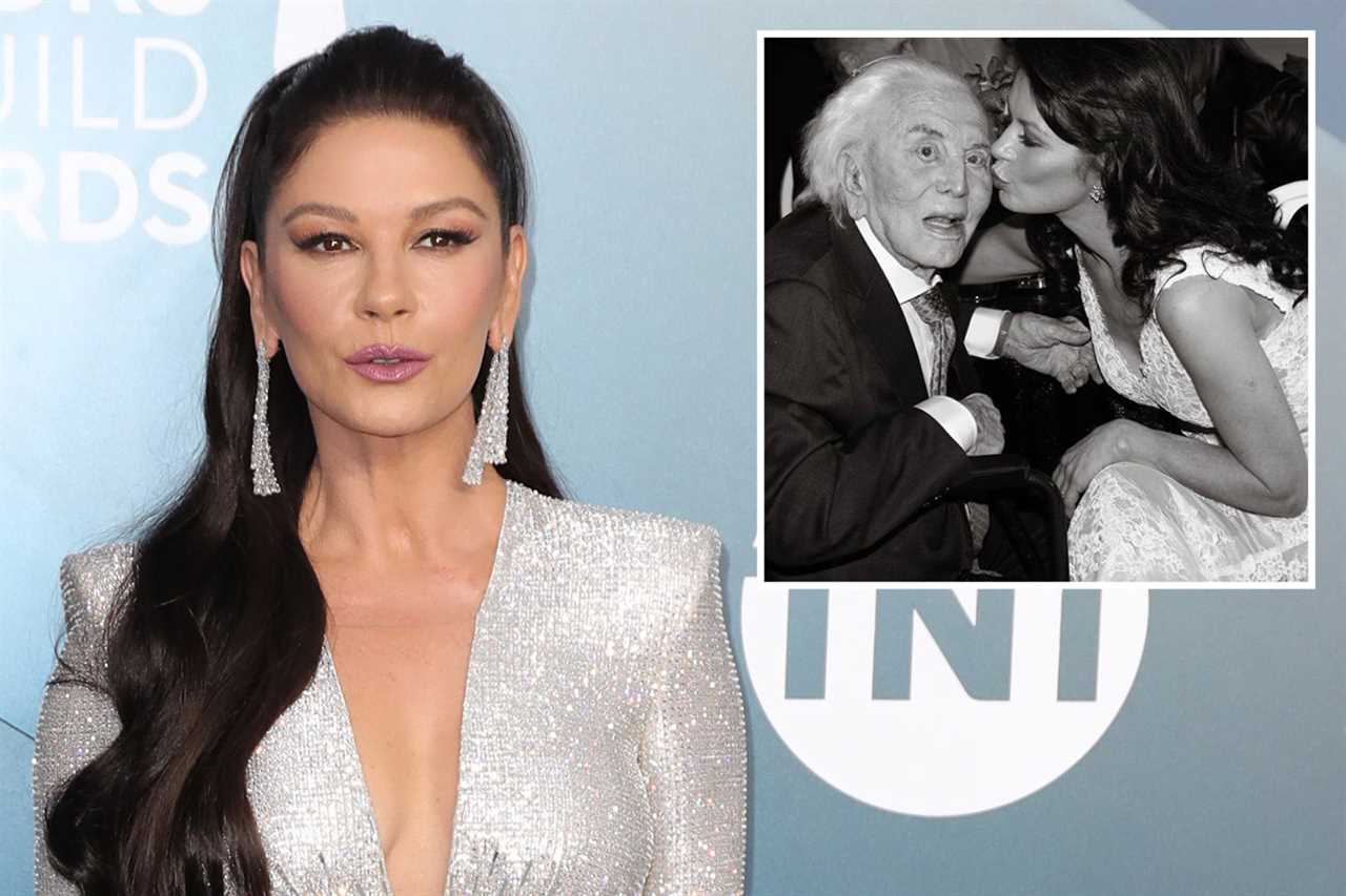 TV legend Catherine Zeta-Jones unrecognisable with bright blonde short hair in New Orleans