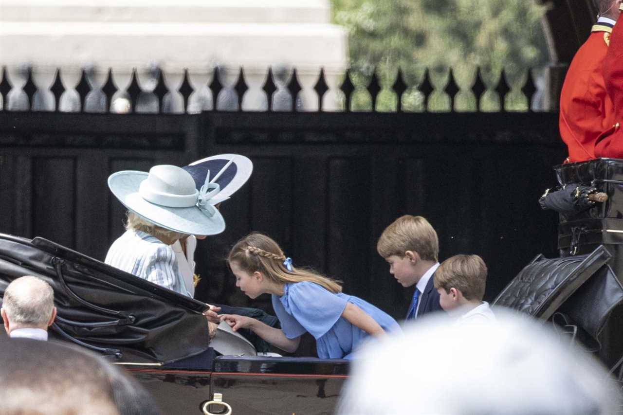 Royal fans gush over sweet moment Princess Charlotte copies Kate Middleton during Cardiff visit