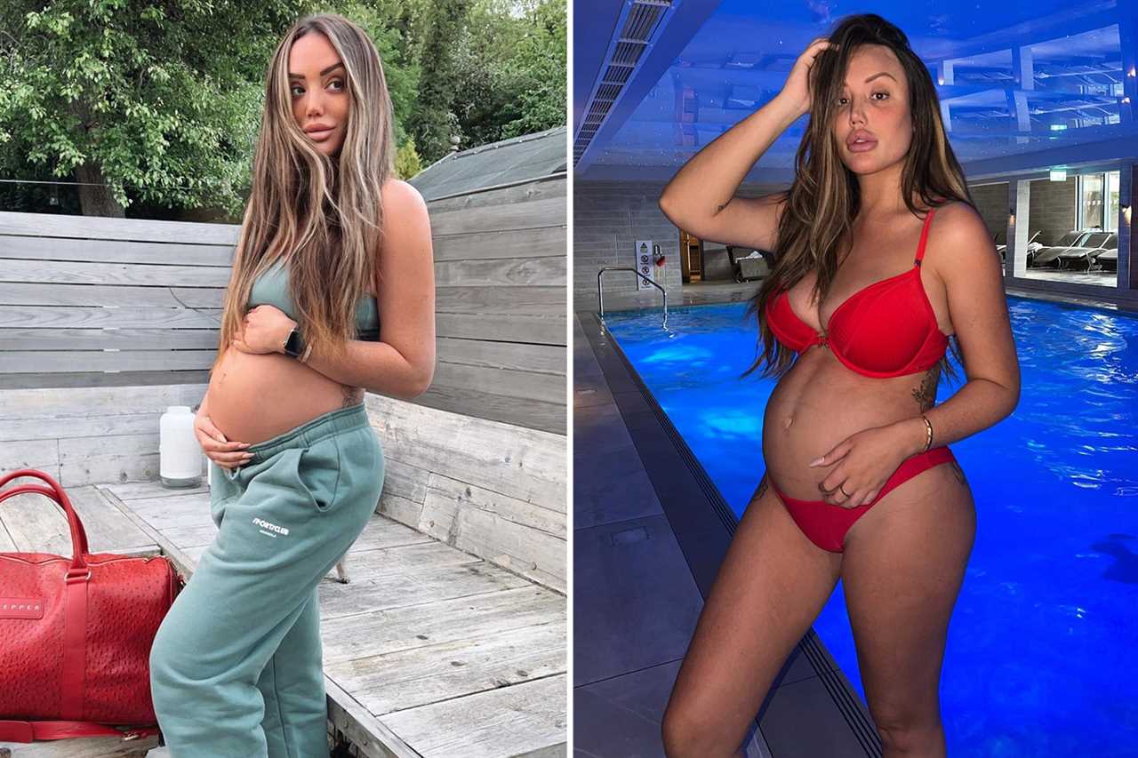 Charlotte Crosby forced to deny she’s revealed the gender of her baby after posing with a PINK balloon