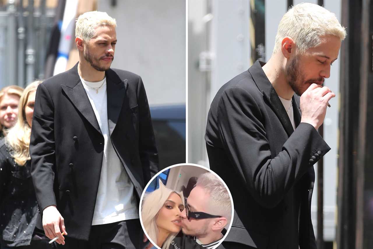 Kim Kardashian’s boyfriend Pete Davidson spotted shopping & holding hands with her son Saint, 6, in sweet video
