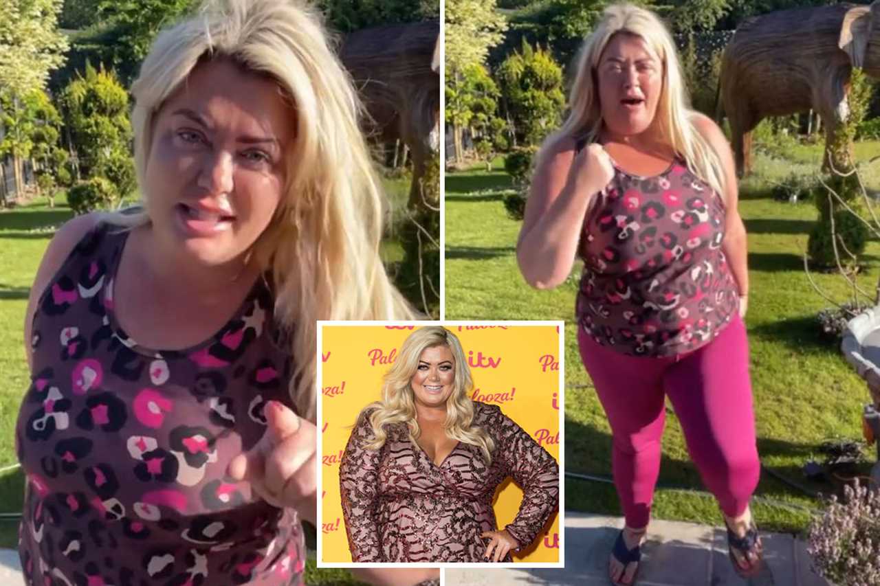 Gemma Collins shows off toned tummy in new workout video after weight loss telling fans she feels ‘fabulous’