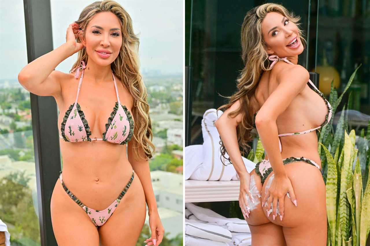 Teen Mom Farrah Abraham wears tiny thong bikini and treks through MUD during group hiking tour with daughter Sophia, 13